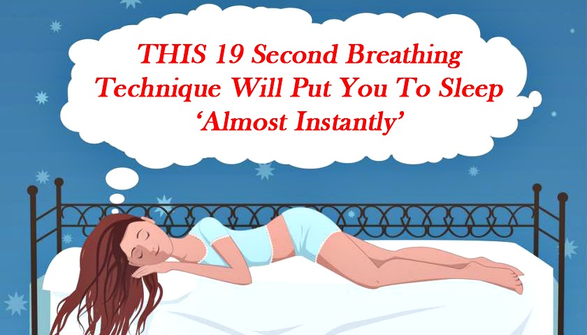 This Second Breathing Technique Will Put You To Sleep Almost Instantly