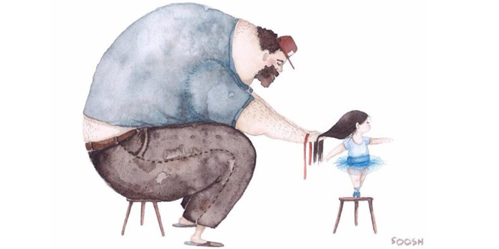 14 Heartwarming Illustrations That Depict The Bond Between Father And