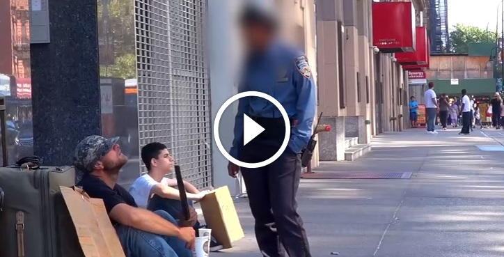 homeless man social experiment